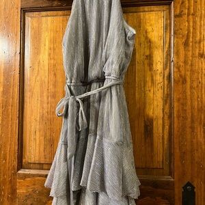 City Studio Gray Halter Mini Sundress